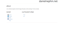 Tablet Screenshot of danielnephin.net